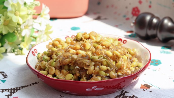 黄豆芽炒粉条