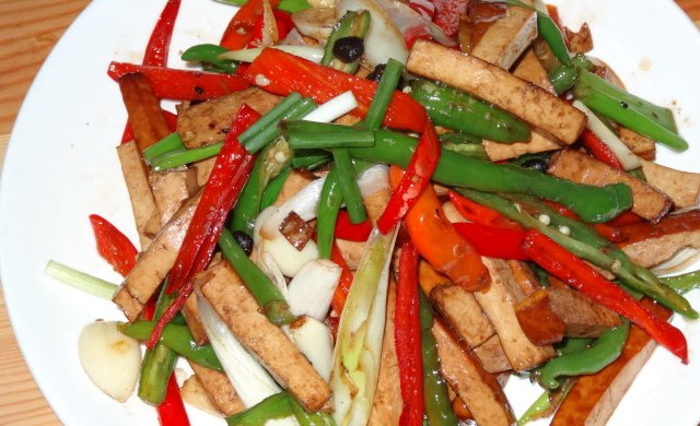 素小炒肉（熏干）