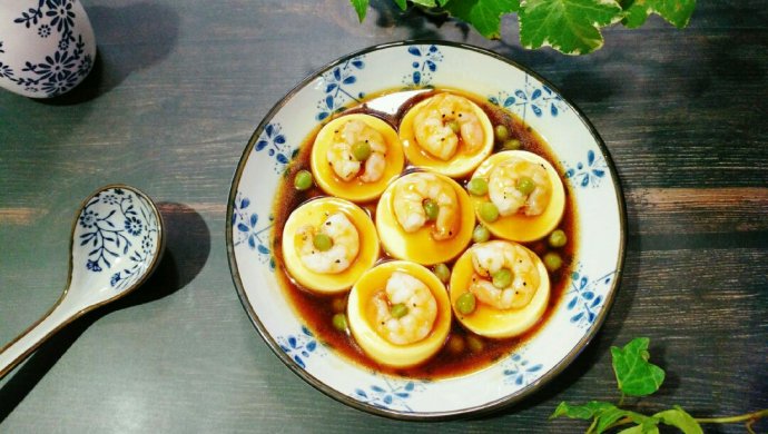 虾仁玉子豆腐