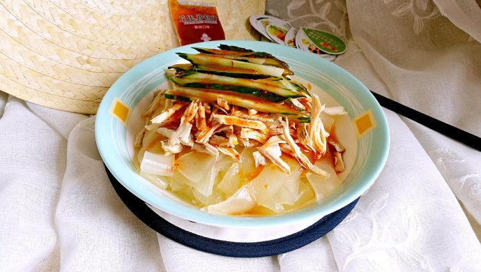 鸡丝拉皮