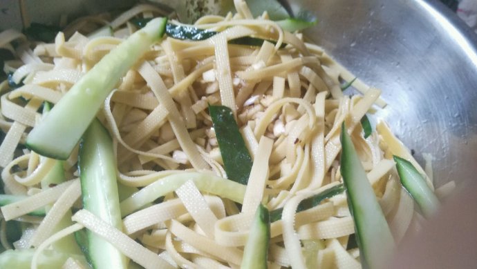 【夏季下饭菜】黄瓜拌千张