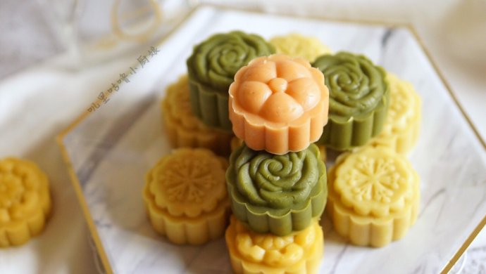 免泡免筛多彩绿豆糕