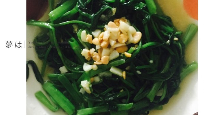 简单豆酱空心菜
