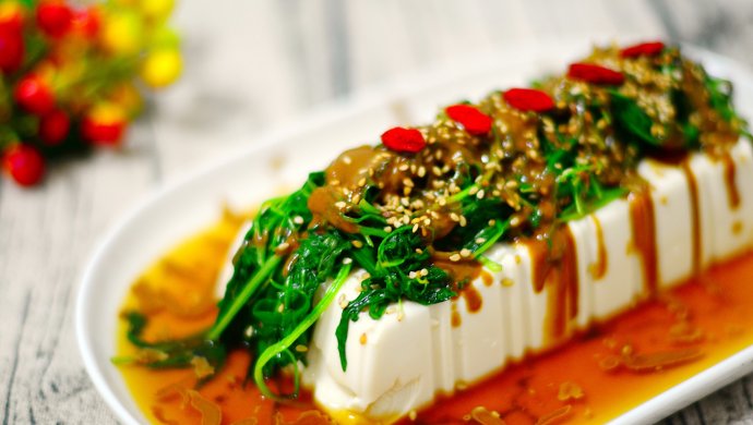 芝麻叶麻将豆腐