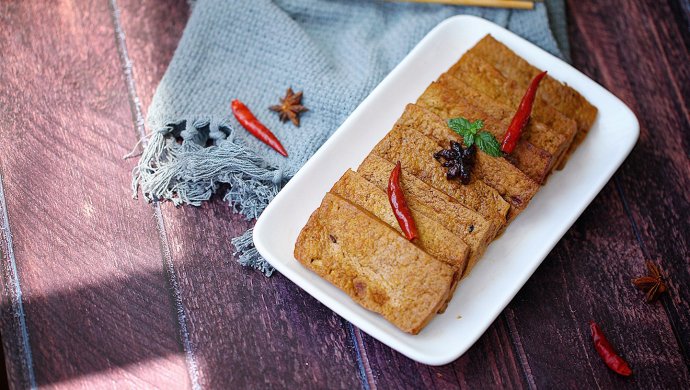 五香卤豆腐
