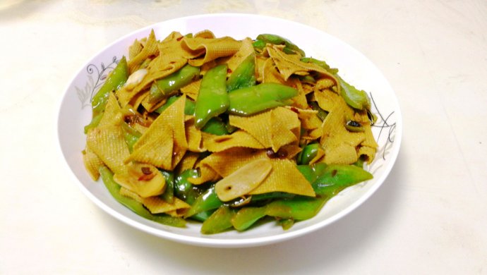 尖椒豆腐皮（千张）
