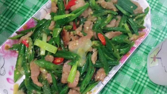 青椒炒肉