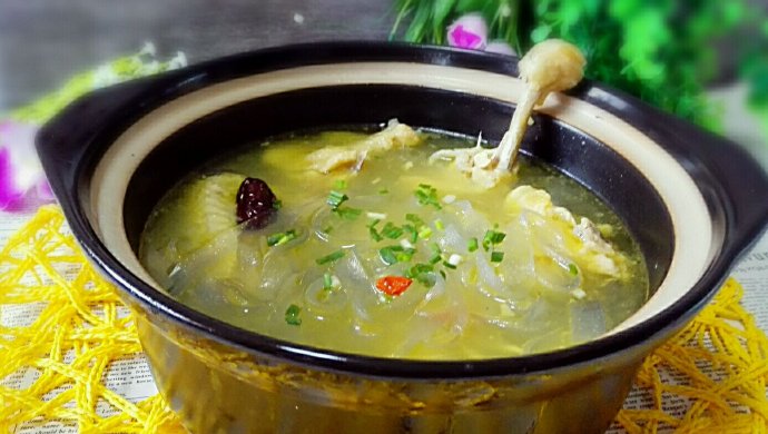 粉皮鸡汤煲