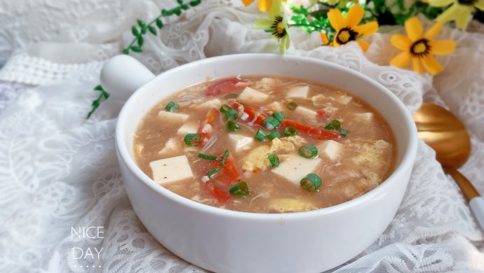 番茄豆腐糁汤