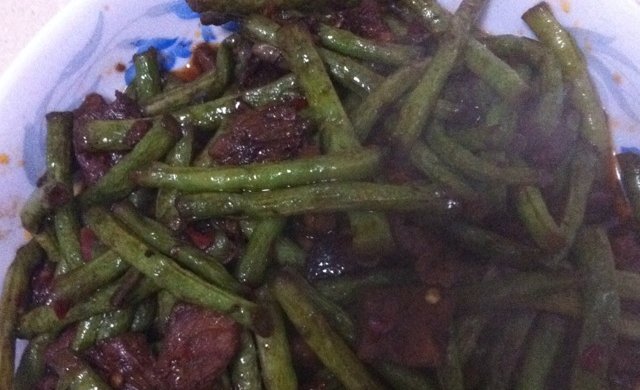 豆角烧肉