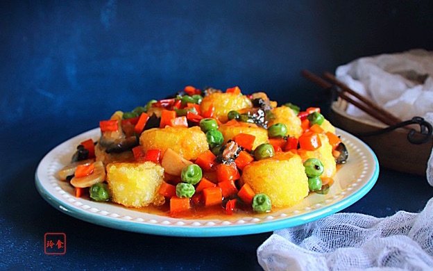红烧海参玉子豆腐