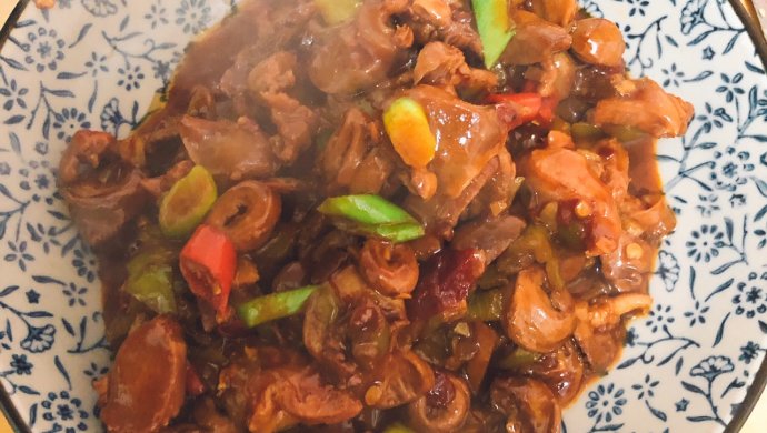 香辣鸡杂