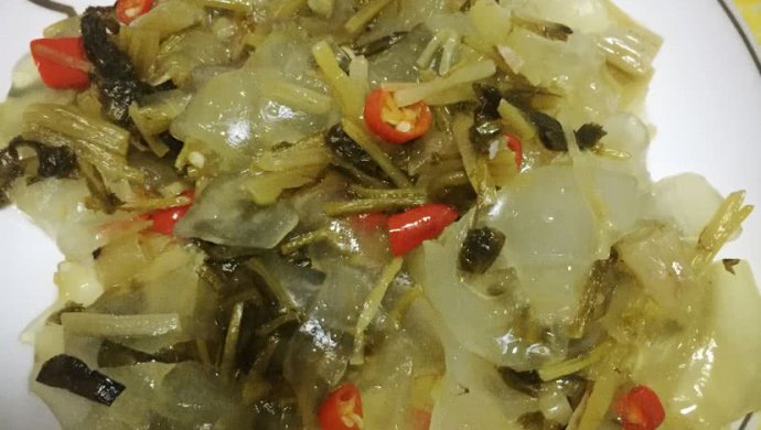 咸菜分皮