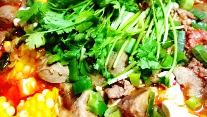 水煮牛肉+牛肉丸