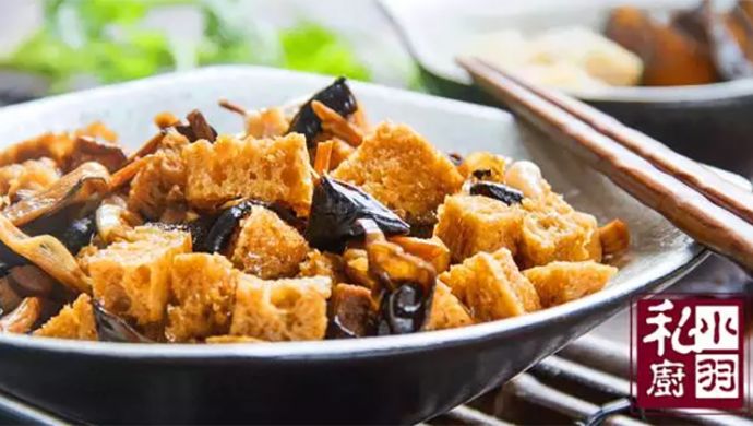 小羽私厨之四喜烤麸