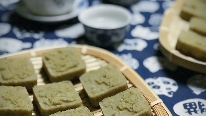 粗纤维绿豆糕饼