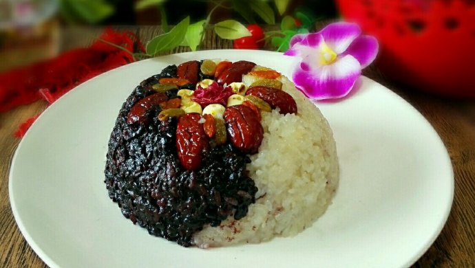 双色八宝饭