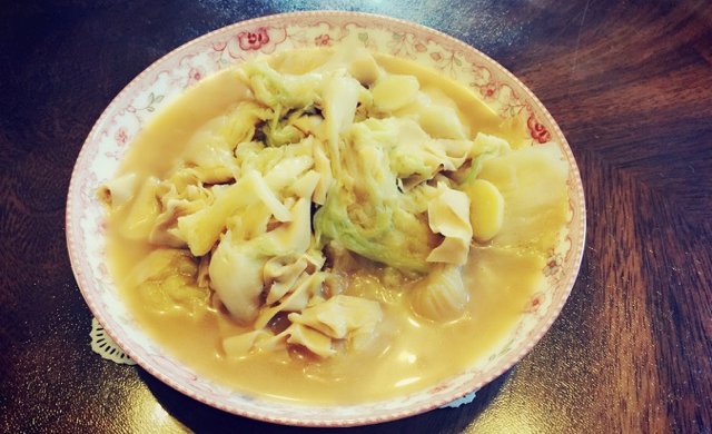 干豆腐炖白菜