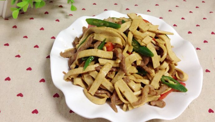 千张炒肉丝