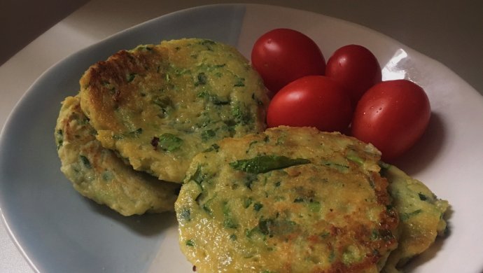 超简单的豆渣蔬菜煎饼