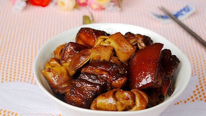 百叶结红烧肉