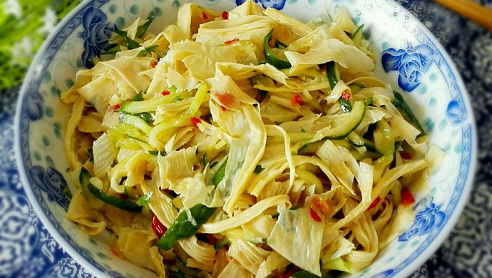 豆油皮拌黄瓜