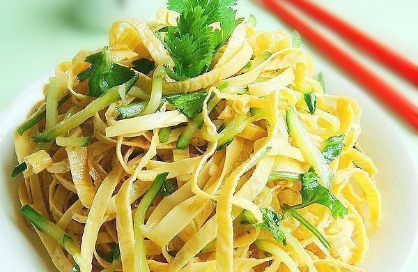 凉拌豆油皮