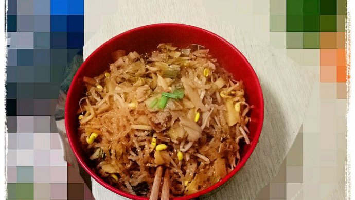 快手晚餐，家常炒米线