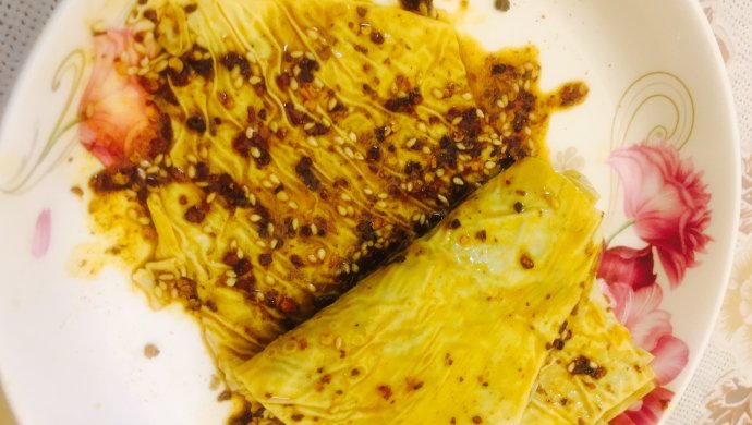 自制豆皮辣条