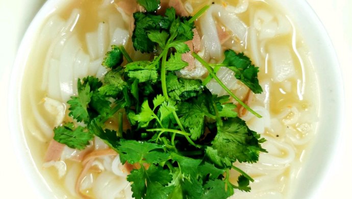 虾皮汤河粉