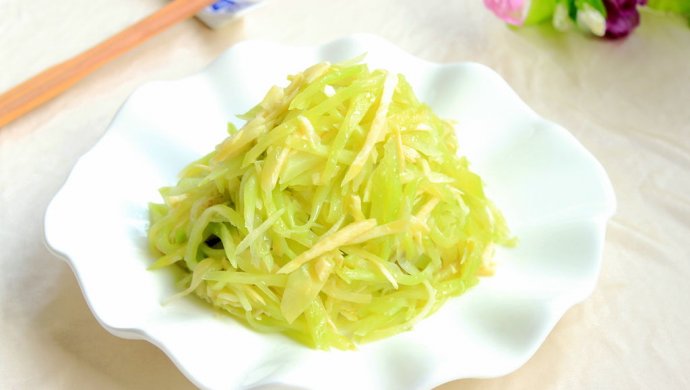 炒莴笋冬笋丝
