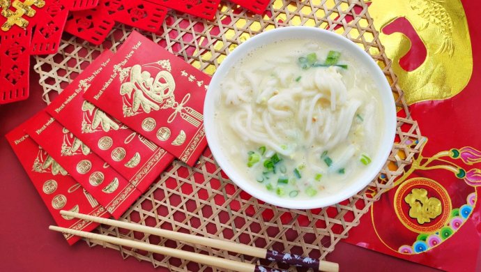 豆浆泡米粉，浓香又顺滑