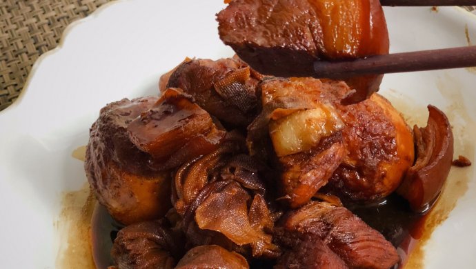 小拉家私房红烧肉|酱汁拌饭两碗米饭下肚