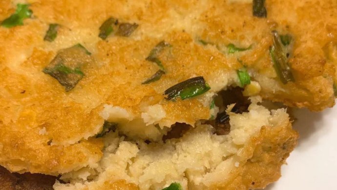 黄豆渣饼
