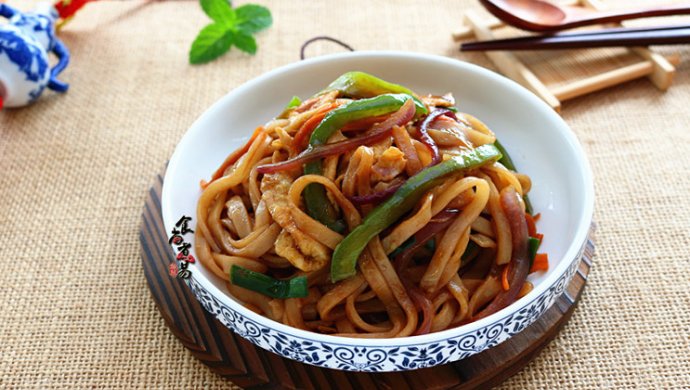 干炒鸡蛋河粉