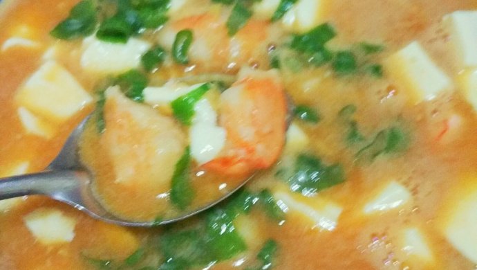 鲜虾豆腐羹