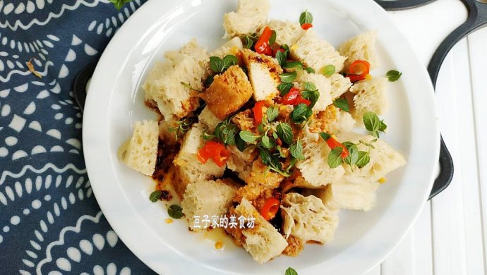 凉拌烤麸
