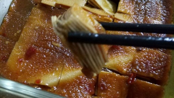 卤千层豆腐皮
