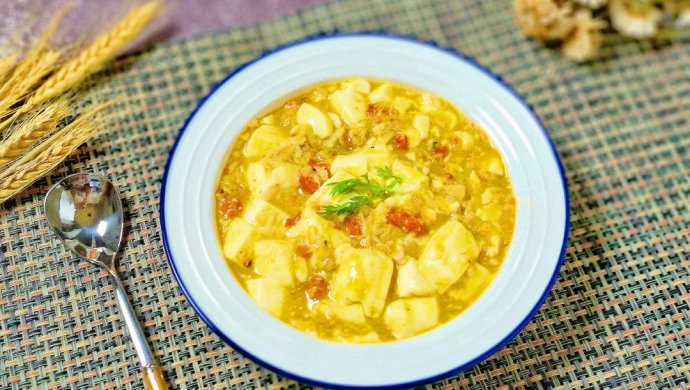 咖喱真蟹黄豆腐