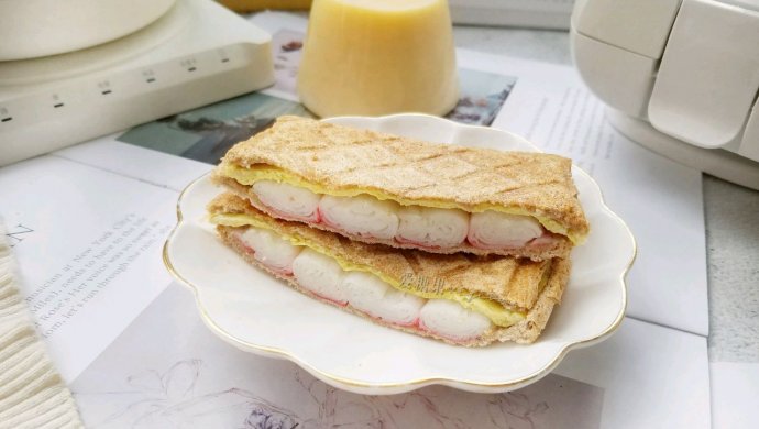蟹柳全麦三明治