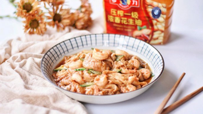 金牌虾仁面筋