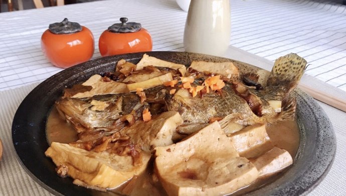 养肥老公的36道菜:03桂花鱼炖豆腐