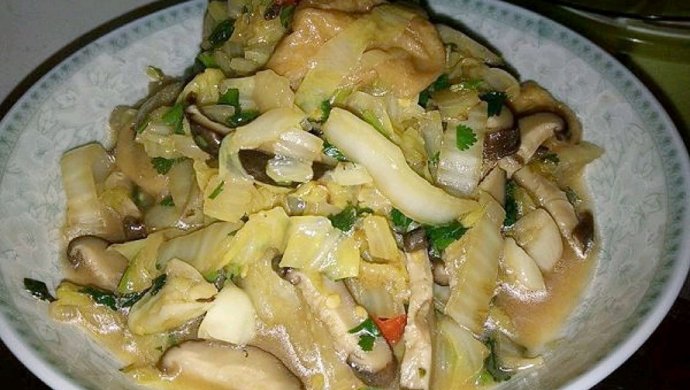 白菜油面筋