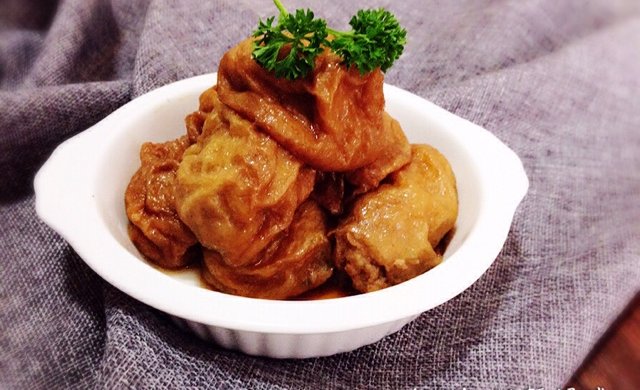 油面筋包肉