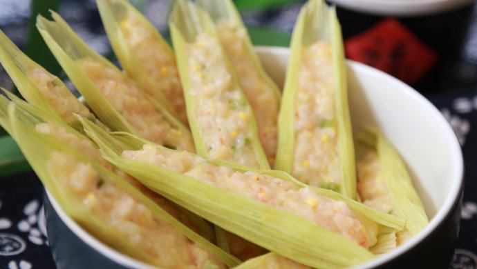 虾仁蒸玉米