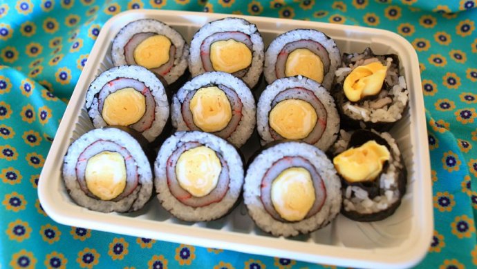 蛋烧蟹棒饭卷