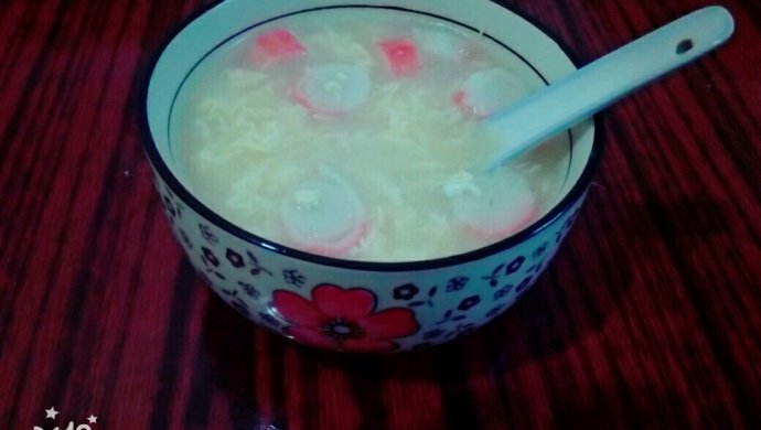 蟹棒鸡蛋汤