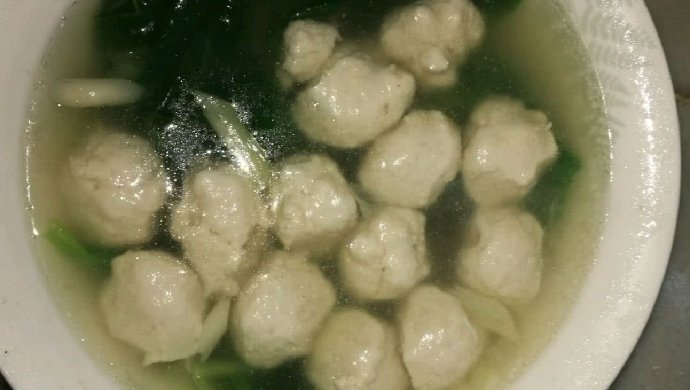 白鸡丸子汤