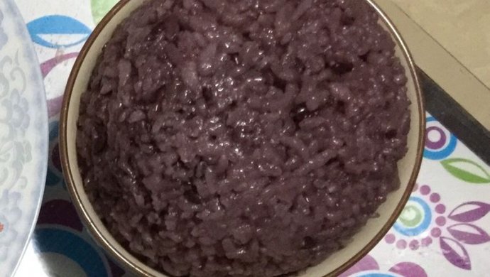 养生黑糯米饭
