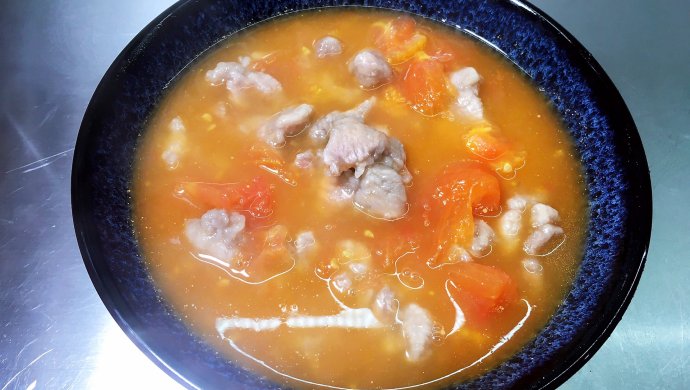 西红柿滑肉汤
